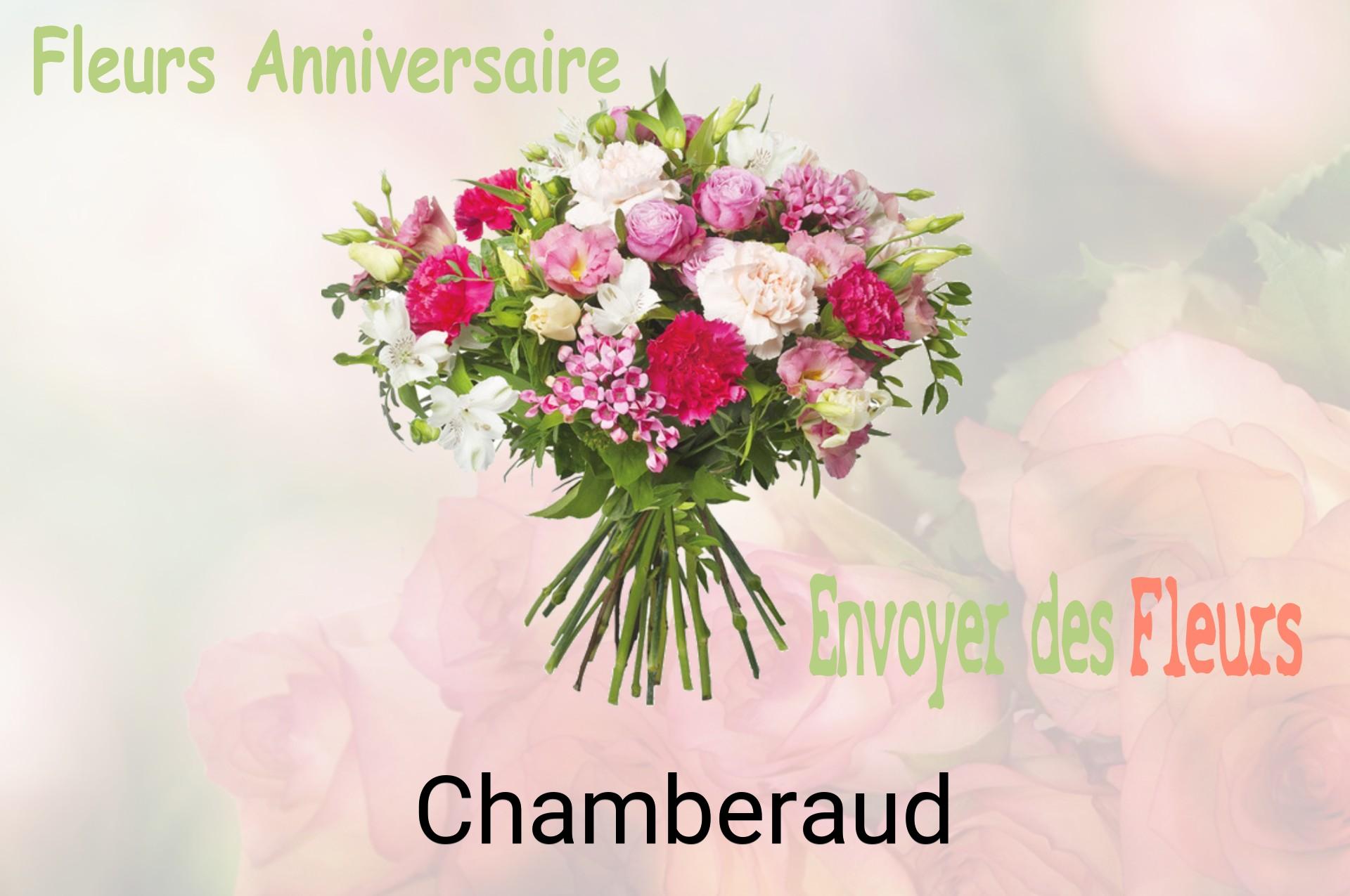 Bouquet de fleurs d’anniversaire livré à Chamberaud